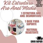 Kit completo Estrutura Aro Anel Médio Balões Eventos Festa