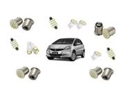 Kit Completo Led Farolete Placa Teto Ré Honda Fit 2004.