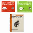 Kit Completo Leila Fletcher Curso De Piano Volume 1, 2 e 3