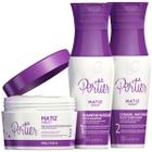 Kit Completo Matizador Color Care Violet Portier 3 Itens