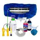 Kit Completo Para Limpeza De Ar Condicionado Split Até 36 Mil BTUS Bolsa Coletora + Acessórios