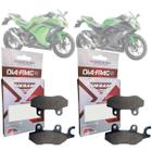 Kit Completo Pastilhas De Freio Diafrag - Kawasaki Ninja 250r, Ninja 300r