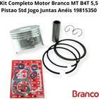 Kit Completo Pistao Std Jogo Juntas Anéis Motor Branco MT B4T 5,5 19815350 Original