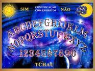 KIt Completo Placa de Comunicação Espiritual tapete Ouija 38x29cm Neoprene 3,0mm emborrachado