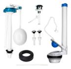 Kit Completo Reparo Simples Entrada e Saída Caixa Acoplada Para o Vaso Smart Norte 1.6gpf 6.0lpf