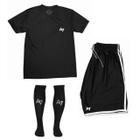 Kit Completo Uniforme Full Black A7