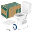 Kit Completo Vaso Sanitário Com Caixa Acoplada E Acessórios Like Branco Celite - CELITE LOUÇAS MG