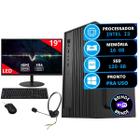 Kit Computador Completo Intel I3 16gb Ssd 120gb Combo Monitor e Headset - Xblue TECH