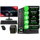 Kit Computador Completo Intel I5 16gb Ssd 240gb Combo Monitor e Estabilizador - Xblue TECH