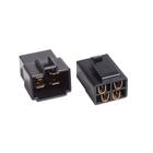 Kit Conector EVUS C-035 4 Vias com Trava Preto