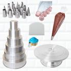 Kit de Confeiteiro Jogo de Confeitar Com 36 Bicos Inox e Acessórios de Bolo  e Cupcake - YDTECH - Bicos de Confeitar - Magazine Luiza