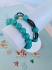 Kit conjunto de 2 peças de pulseiras estilo pedra Jade