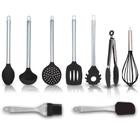 Kit Conjunto de Utensílios de Cozinha Em Silicone 9 Peças - TudoFestas