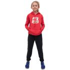 Kit Conjunto Infantil Blusa Moletom Canguru Menina Estampa Ursinho e Calça Jogger Com Bolso