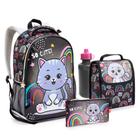 Kit Conjunto Mochila Infantil Menina Zoop Animais Lançamento