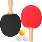 Kit Conjunto Raquetes Ping Pong Tênis De Mesa Bolinhas
