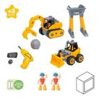 Kit Construção Delux  Trator E Caminhão Zoop Toys Zp00425