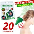 Kit contendo 20 unidades de emplastos antiflamatórios.