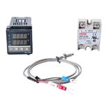 Kit Controlador Temperatura Ssr programável + Relé Sólido 40a + Sensor Tipo K 400ºc