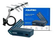 Kit Conversor Digital Dtv 4000s e Antena Digital Dtv-1500 - - AQUARIO