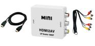 Kit Conversor Hdmi Para Áudio E Vídeo Rca Hdmi2av com cabo