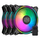 Kit Cooler Fan Cooler Master Mf120 Halo Argb 3 Fans 120Mm