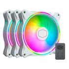 Kit Cooler FAN P/ Gabinete Cooler Master Masterfan MF120 Halo 3 em 1 - MFL-B2DW-183PA-R1