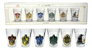 Kit Copo 6 Peças Harry Potter Brasão - Chapéu Seletor