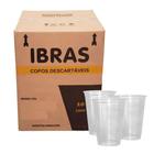 KIT Copo plástico Ibras transparente 200ML com 2500 unidades