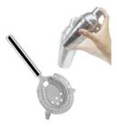 Kit Coqueteleira 550ml e Coador de Gelo Strainer Para Drinks - Generic