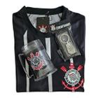 Kit Corinthians Oficial Camisa Raglan + Caneca + Chaveiro - Masculino