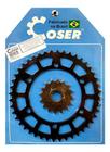 Kit Coroa e Pinhão 44x16 Moto XJ6 Corrente Grossa P520 - Coser