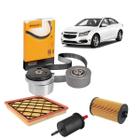 Kit Correia Cruze 1.8 16v 2013 Filtro Ar Oleo Combustivel