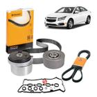 Kit Correia Dentada Cruze 1.8 2011 2012 Junta Tampa Poly V