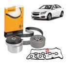 Kit Correia Dentada Cruze 1.8 2013 2014 Junta Tampa Válvula - CONTITECH E GT