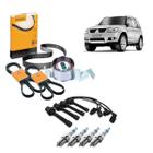 Kit Correia Dentada Pajero Tr4 Flex 2.0 Cabo Ignição Vela