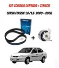 Kit correia dentada + tensor Corsa Classic 1.0/1.6 2000 - 2008