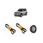 Kit Correias E Polia Alternador Mitsubishi Pajero Tr4 2.0 16 - Maxxmotorsloja