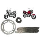 Kit Corrente Coroa Pinhão Honda CBX 250 Twister 2005 A 2008 Nakata