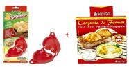 Kit Cortador De Pastel Formato Coração + 3 Formas Para Pastel Risoles Fogazza Keita