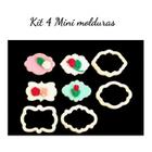 Kit Cortadores 4 Molduras 3,5 x 2,5cm