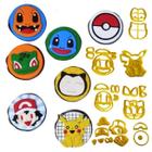 Kit Cortadores do Pokémon 6 Un - Cia do Molde - Cortador de Kit Cortadores do Pokémon 6 Un - Cia do Molde - Cortador de