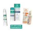 Kit Cosmobeauty Peles Acne Anti Oleosidade e Acneicas 3x
