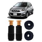 Kit Coxim Batente Amort Dianteiro Nissan March 2012 2013 14