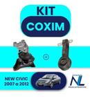 Kit Coxim Calco Direito Do Motor Honda New Civic 2007 A 2011 - Shockbras