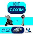 Kit Coxim Calço Direito Motor Honda New Civic 2007 A 2011