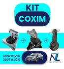 Kit Coxim Calço Do Motor Honda New Civic 2007 A 2011