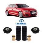 Kit Coxim Guarda Pó Batente Dianteiro Audi A3 2018 2019 2020