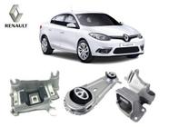 Kit Coxim Motor Direito Esquerdo Câmbio Renault Fluence 2.0 2012 2013 2014 2015 - Auto Flex