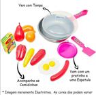 Kit Cozinha Frigideira Gourmet Infantil Com Comidinhas